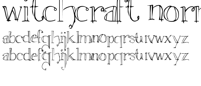 Witchcraft Normal font